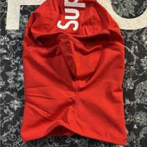 Supreme Red Face Cover